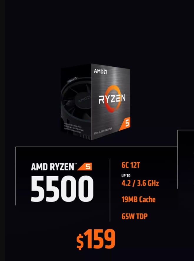 AMD Ryzen 5 5500
