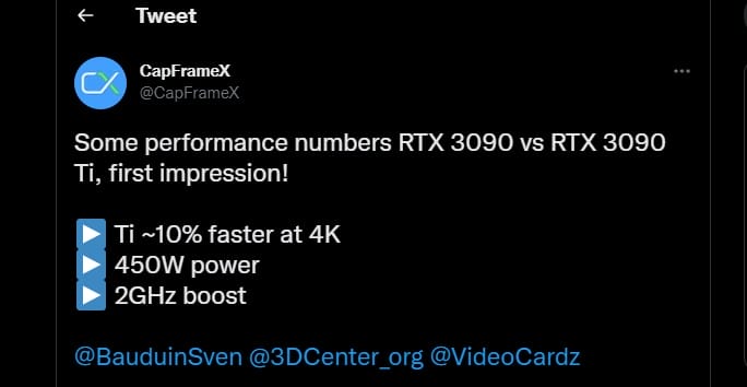 NVIDIA GeForce RTX 3090 Ti