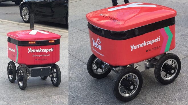 Kurye Mi Olacaksın Sen: Robot Kurye Yemeksepeti Yebo Testleri İstanbul'da Başladı