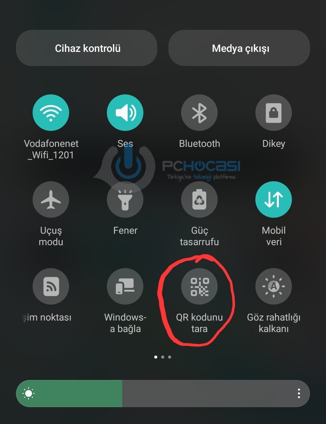 Samsung QR kod okutma