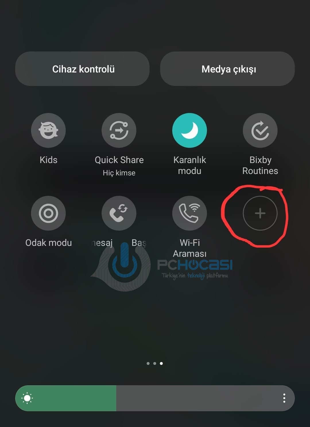 Samsung QR kod okutma