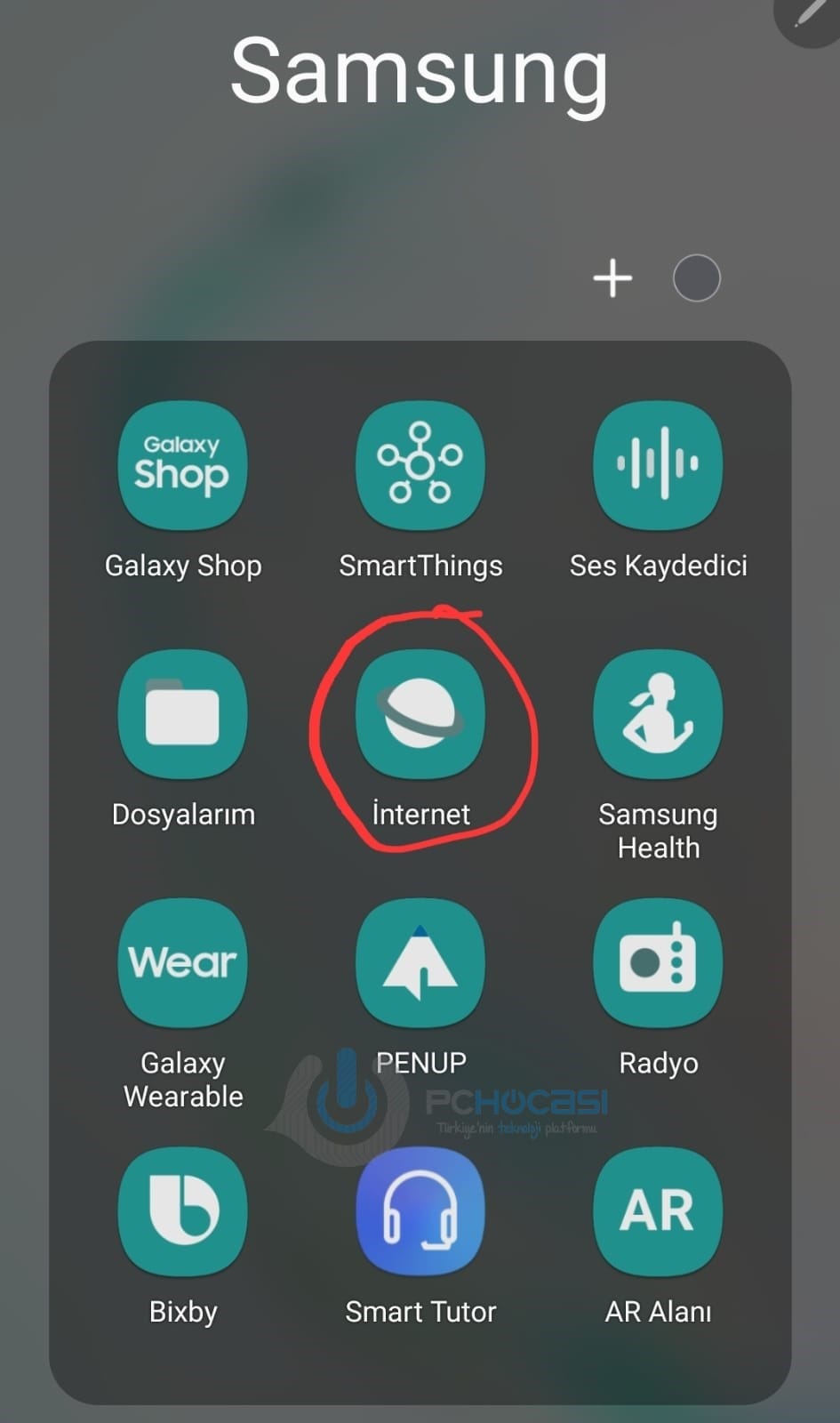 Samsung QR kod okutma