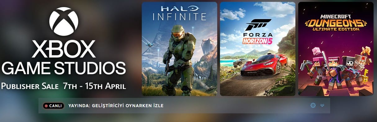 Steam Xbox Game Studios Yayıncı İndirimi