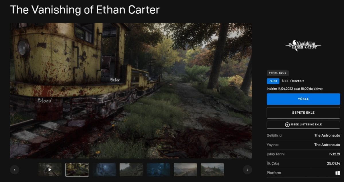 The Vanishing of Ethan Carter
