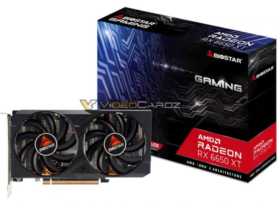 Biostar Radeon RX 6750XT ve RX 6650XT
