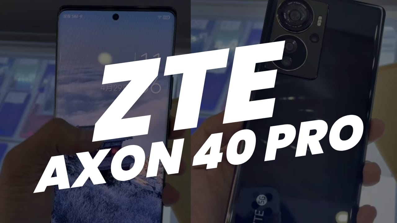 ZTE Axon 40 Pro'nun Gerçek Görüntüleri Ortaya Çıktı!