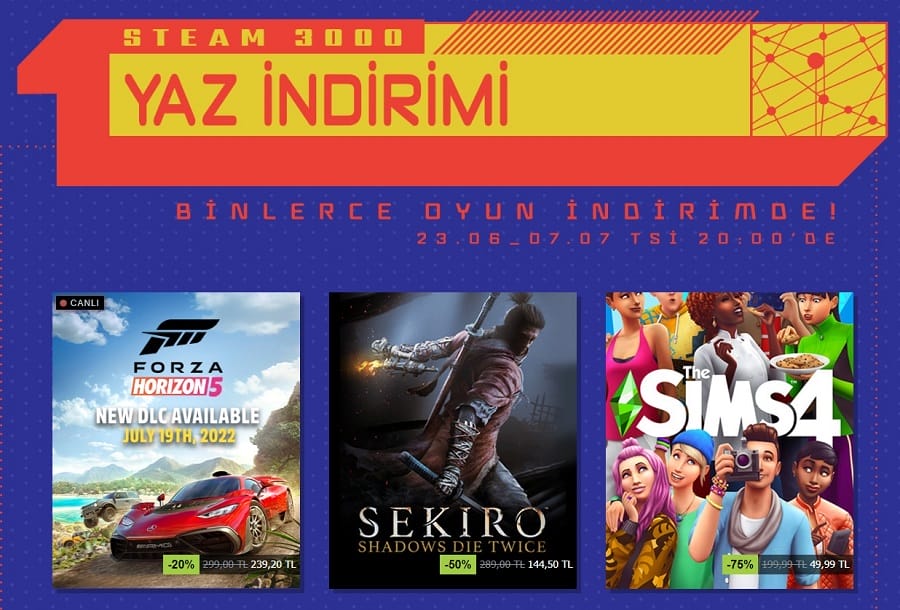 2022 Steam Yaz İndirimleri