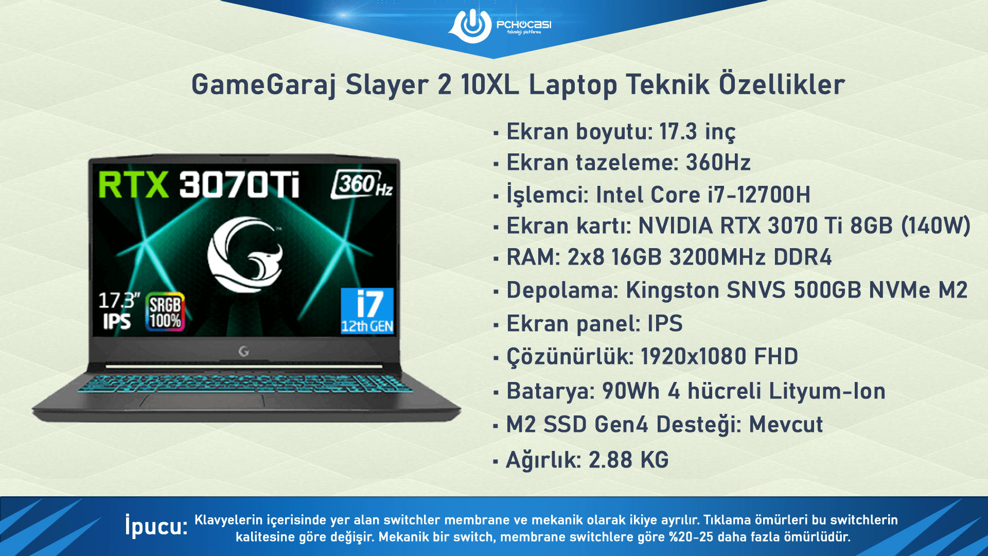 GameGaraj Slayer 10XL