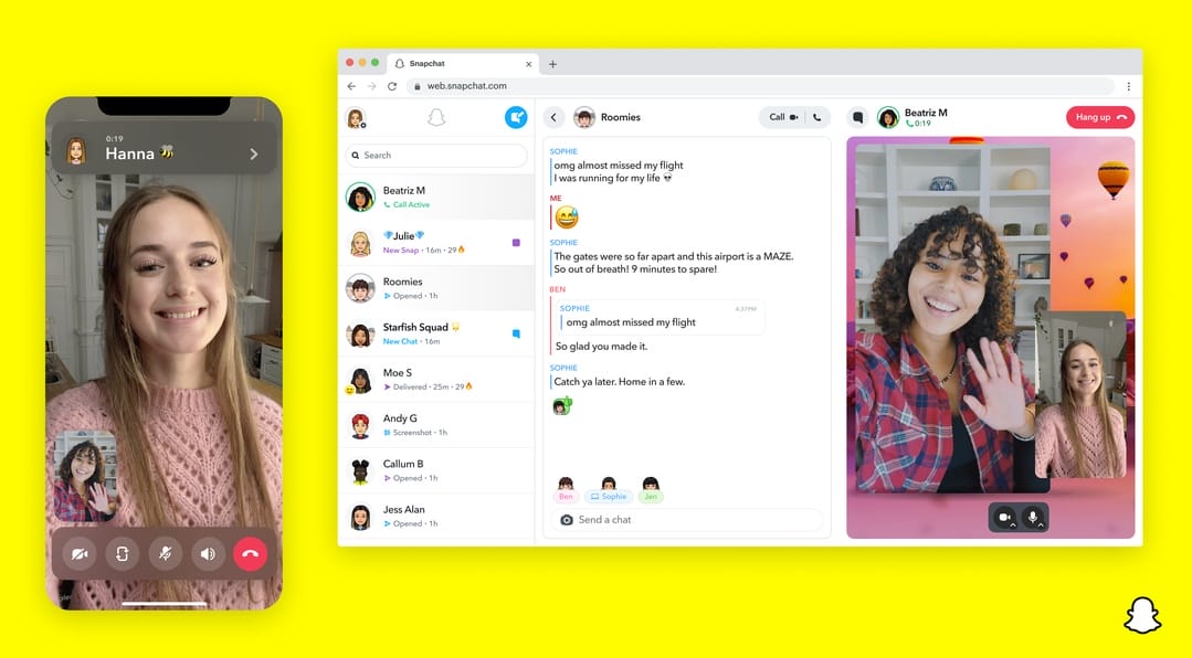 Snapchat for Web Duyuruldu! Snapchat Masasüstünde