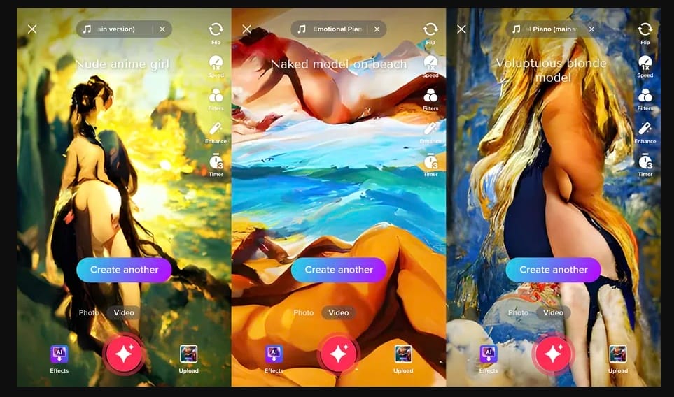 TikTok AI greenscreen