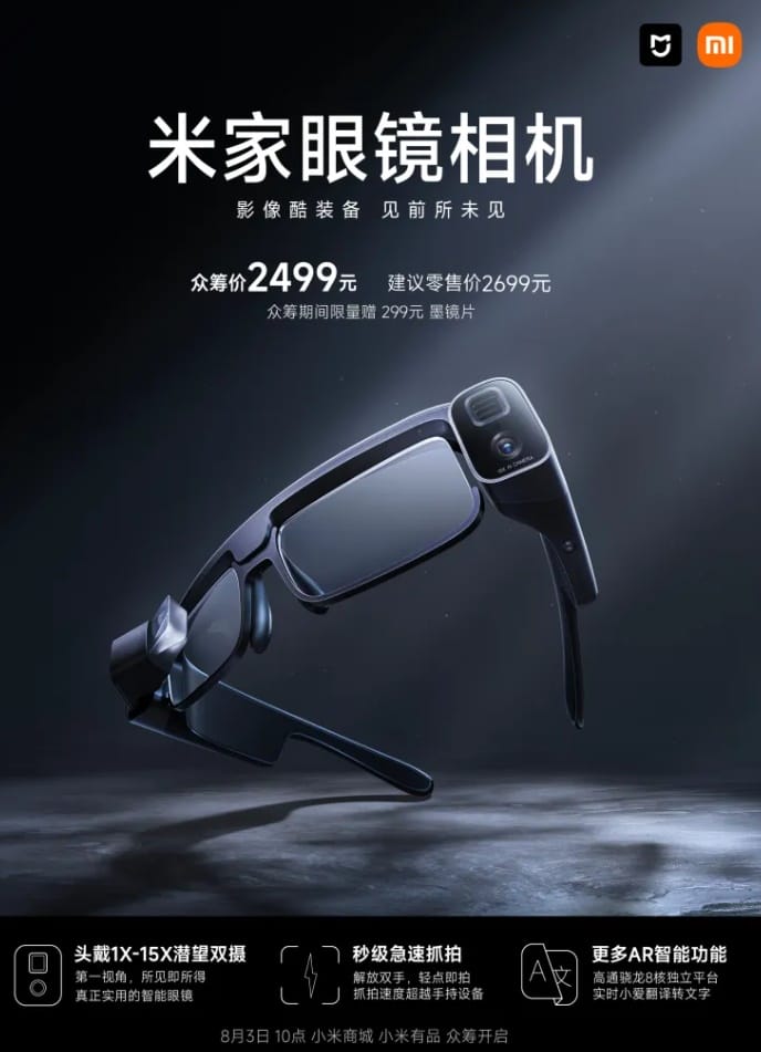 Xiaomi Mijia Glasses Camera