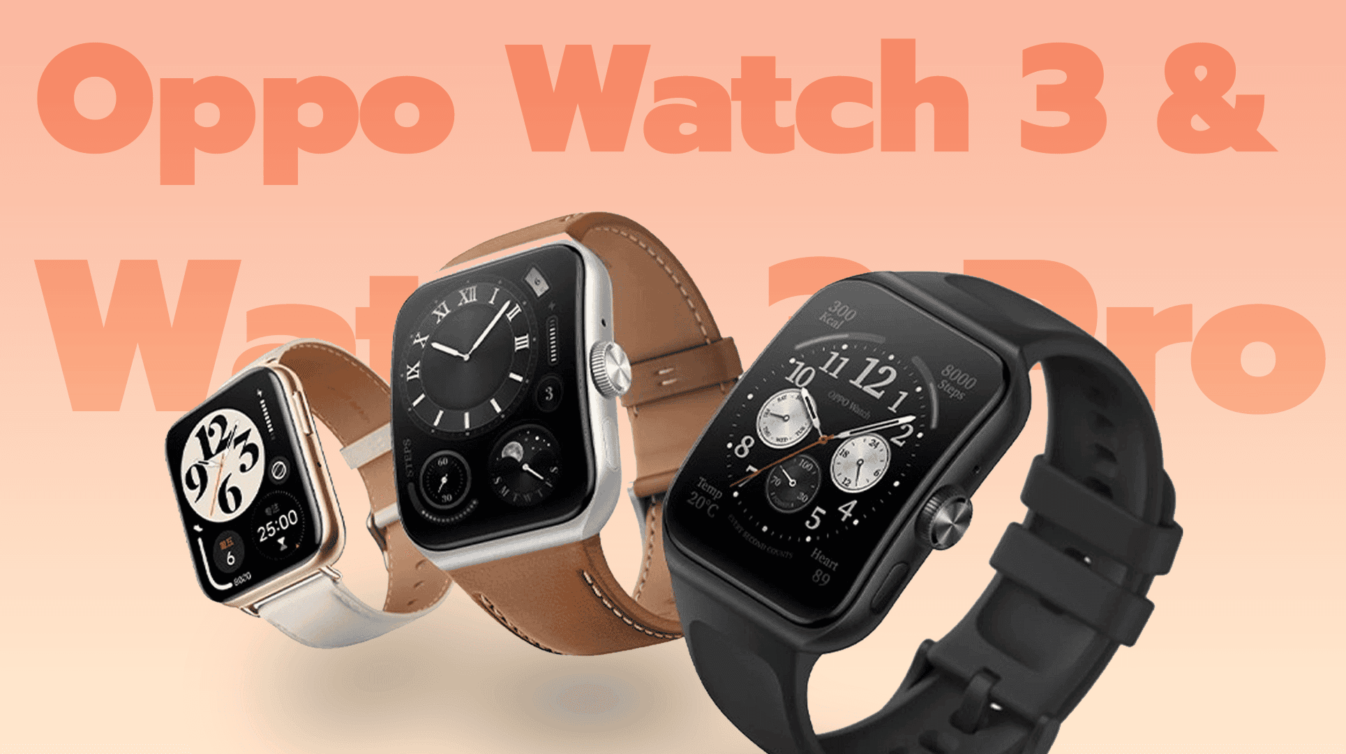 Oppo Watch 3 ve Watch 3 Pro Tanıtıldı!