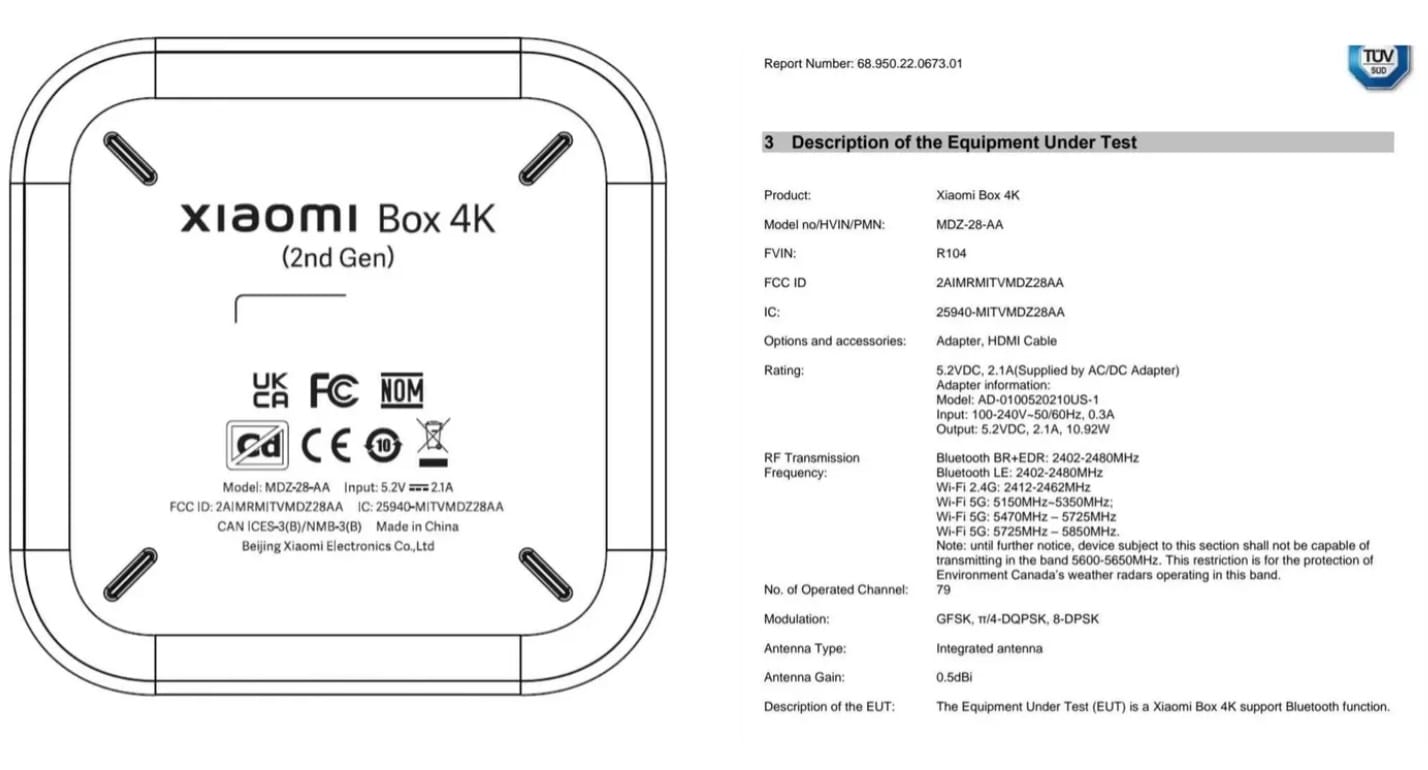 2. Nesil Xiaomi Mi Box 4K