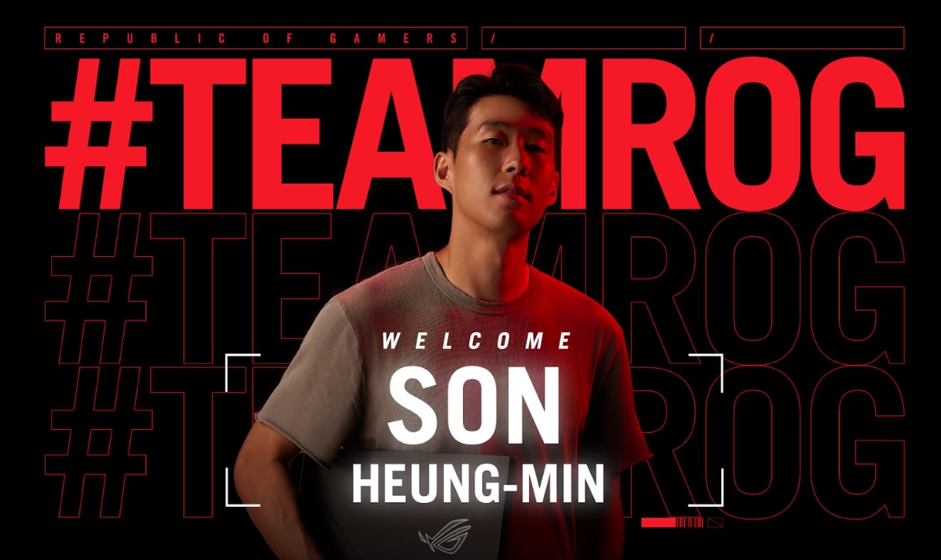 Dünyaca Ünlü Yıldız Futbolcu Son Heung-min Team ROG'a Katıldı