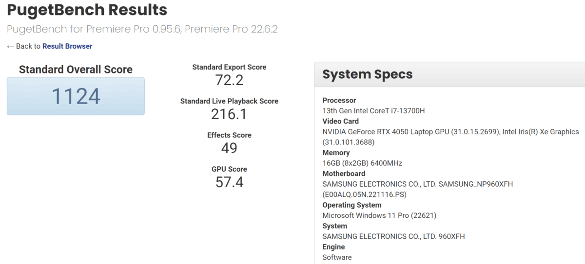 GeForce RTX 4050 mobil