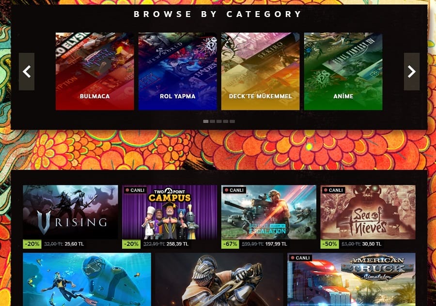 Steam Sonbahar indirimleri