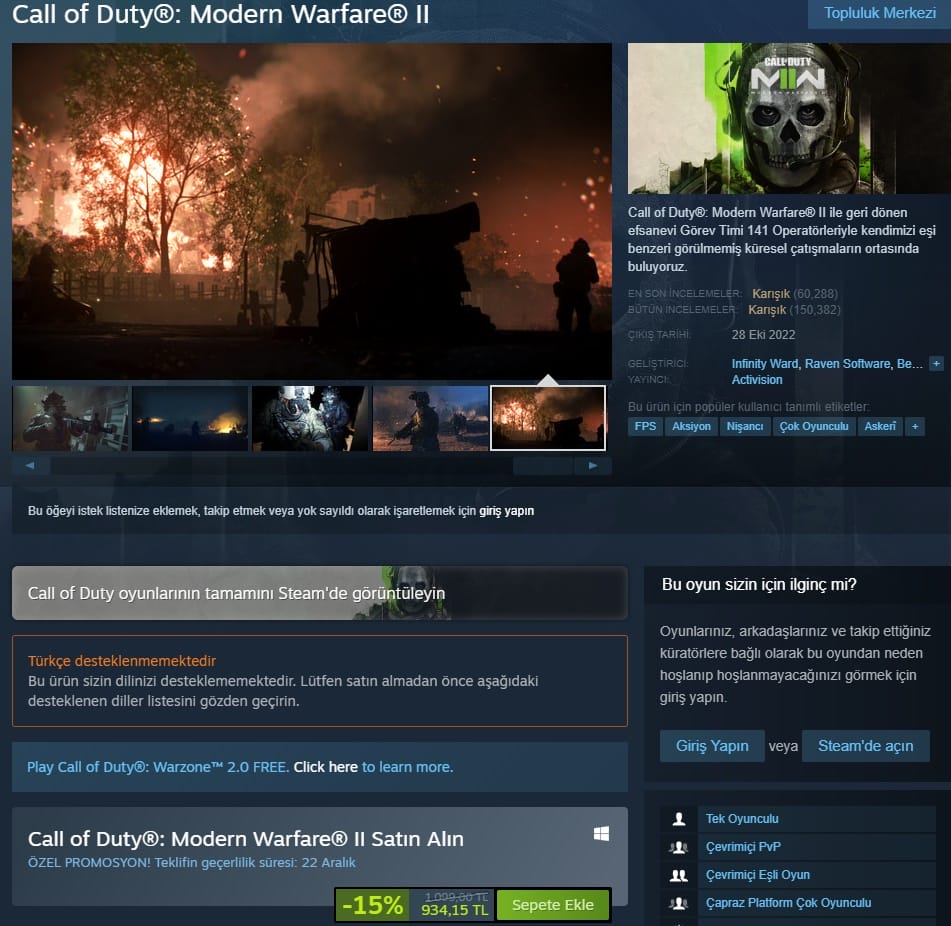 Call of Duty Modern Warfare 2