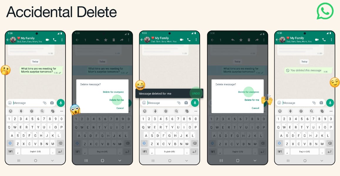 WhatsApp silinen mesajları geri alma