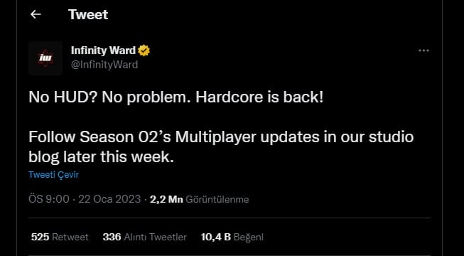 Modern Warfare 2 Hardcore modu