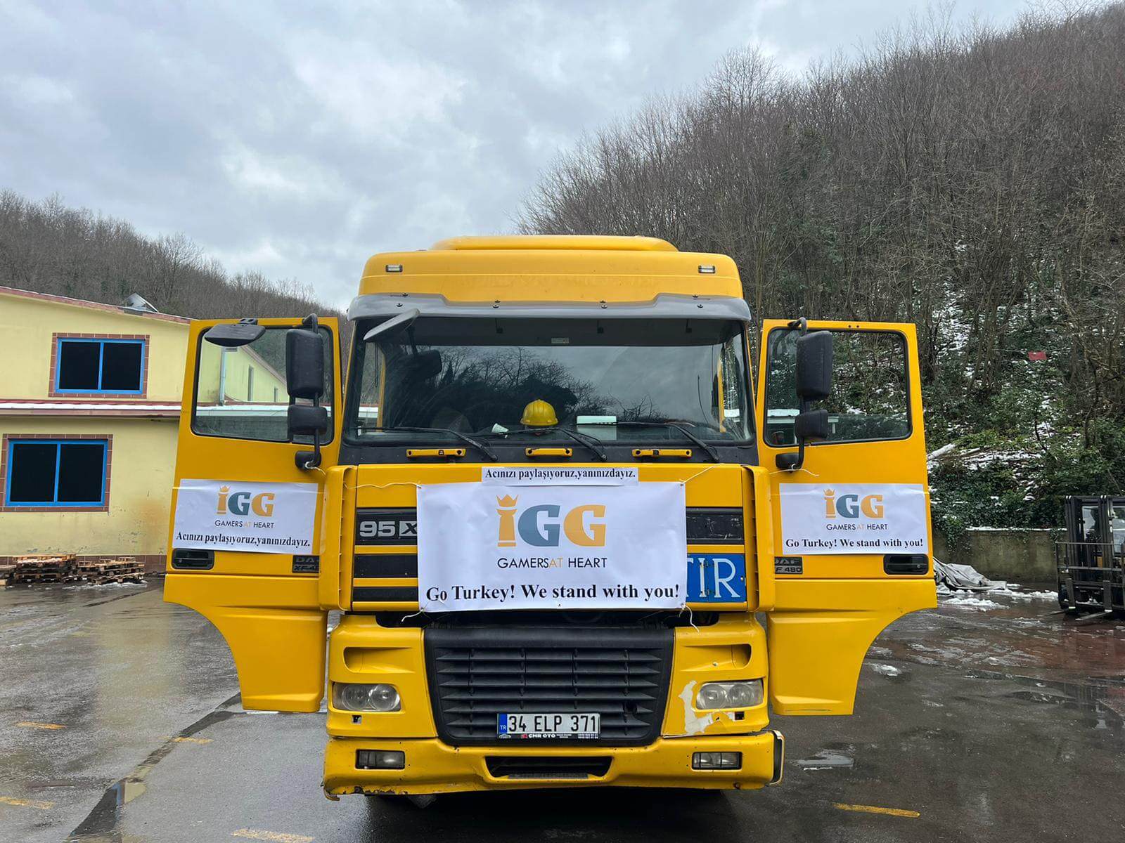 IGG, Deprem Bölgesine Yardım Elini Uzattı