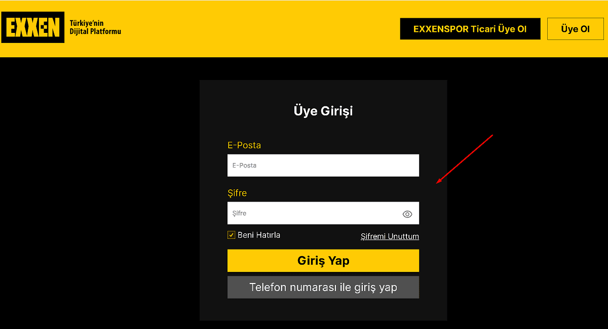 Exxen Üyelik İptali