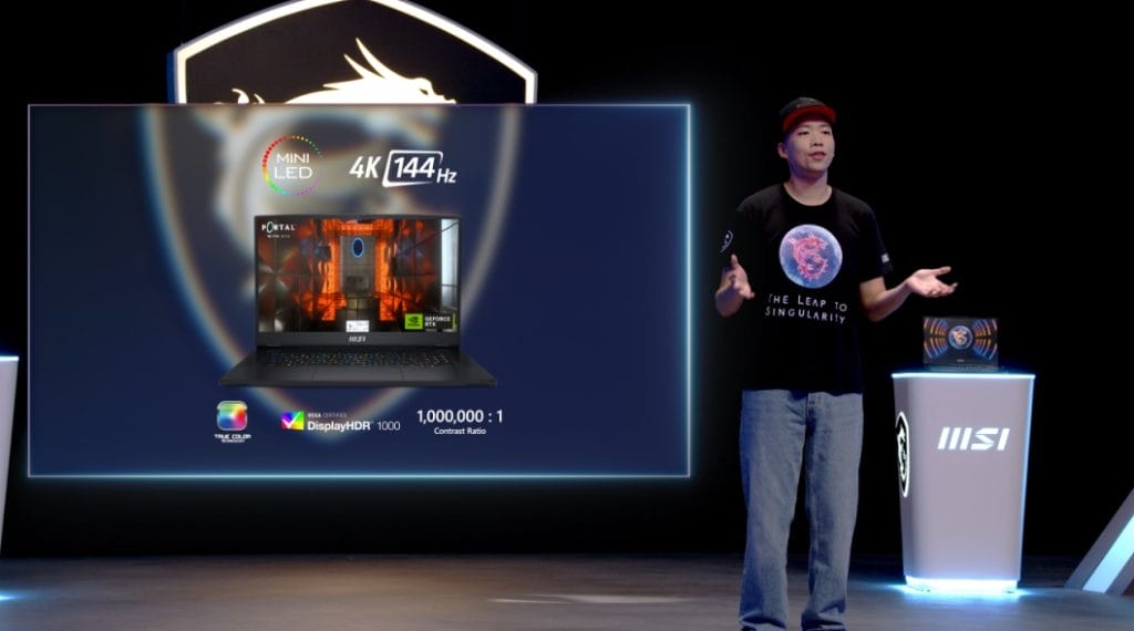 MSI RTX 40 serisi laptoplar