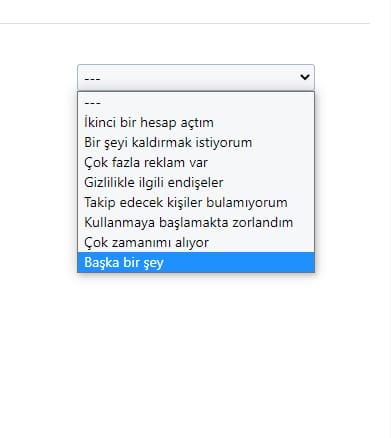 Instagram hesap silme