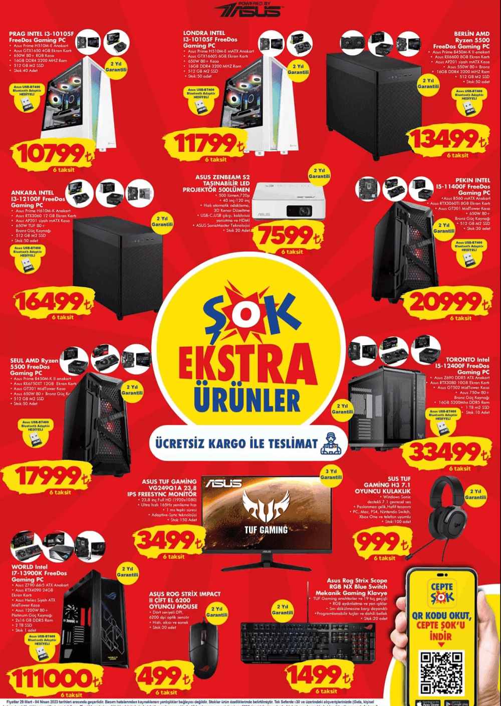 Şok Marketlere RTX 4090’lı Sistem Geliyor