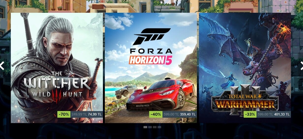 Steam Bahar İndirimleri