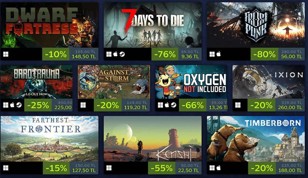 Steam İlkbahar İndirimleri