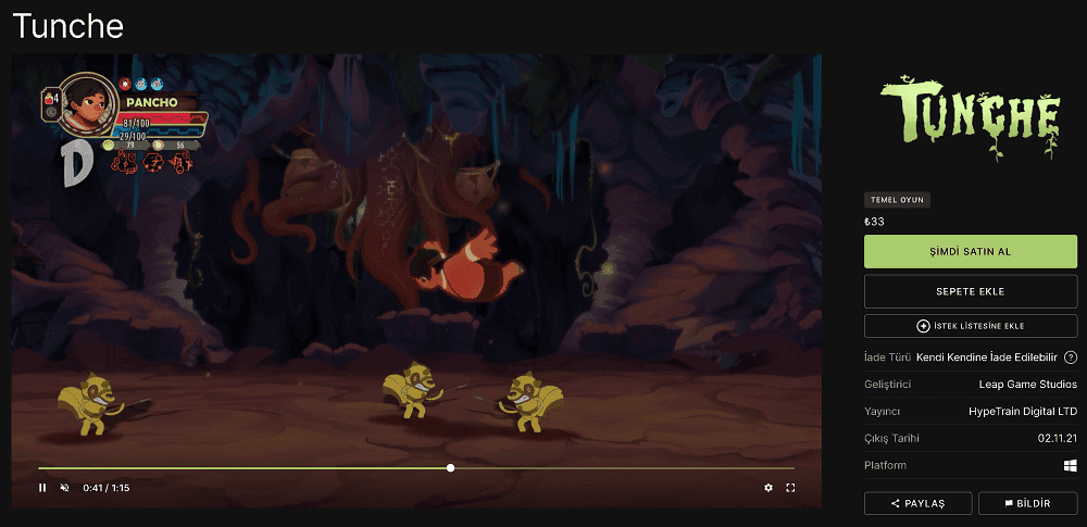 Tunche ve The Silent Age