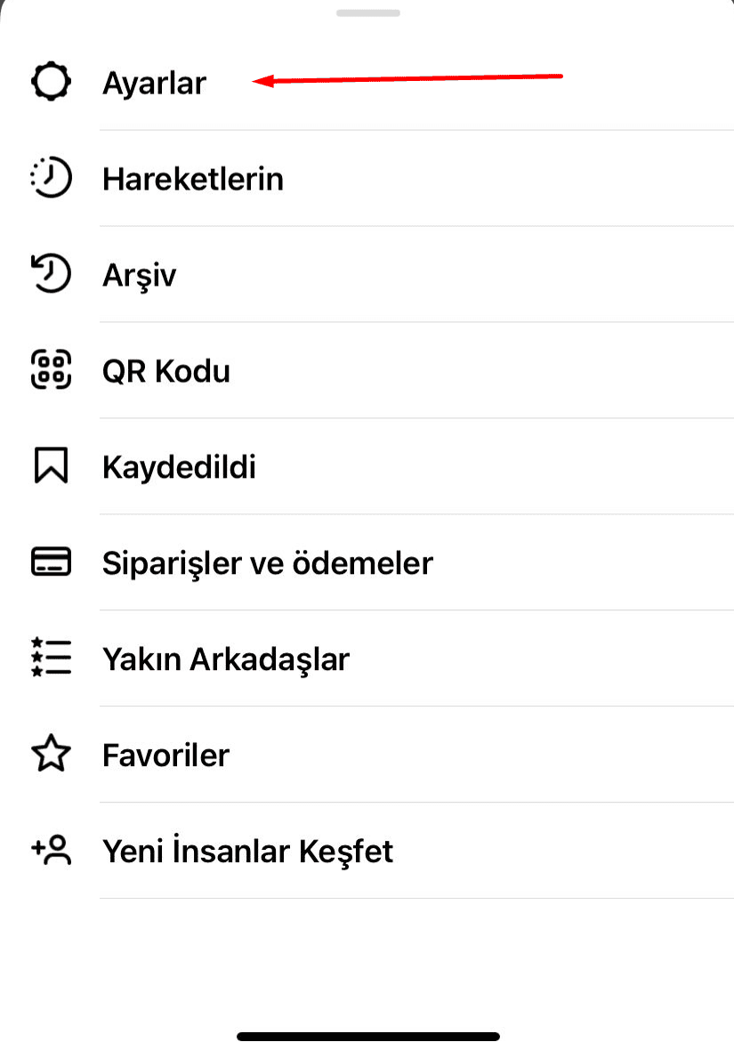 Instagram hesap silme