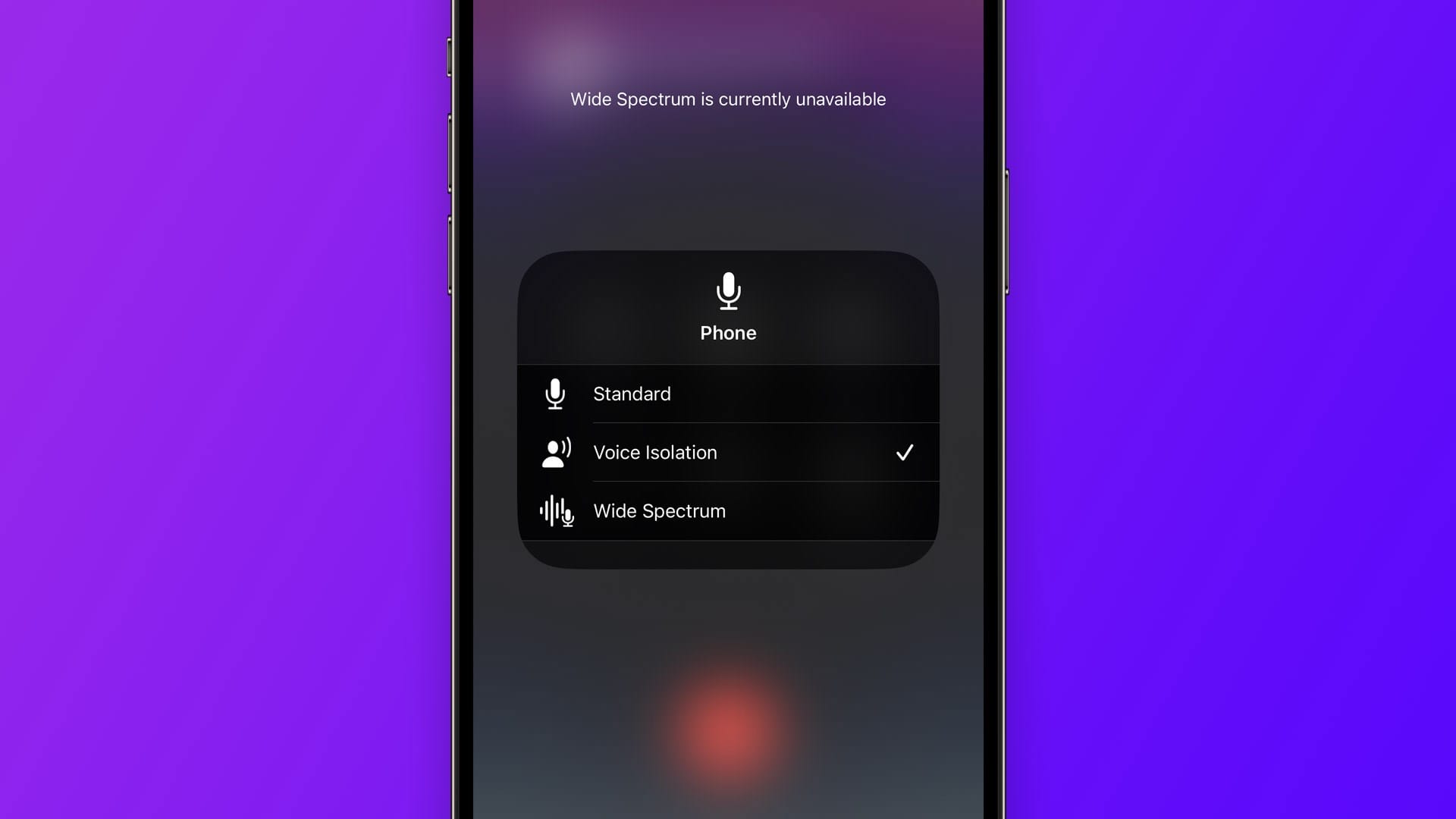 iPhone ses izolasyon özelliği
