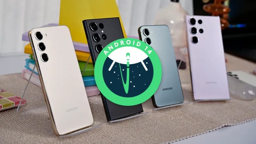 Android 14 alacak Samsung telefonlar