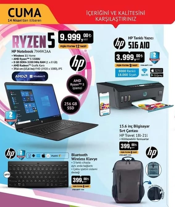 HP Notebook 7N4W2AA PC