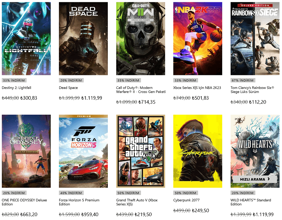 Microsoft bahar indirimleri