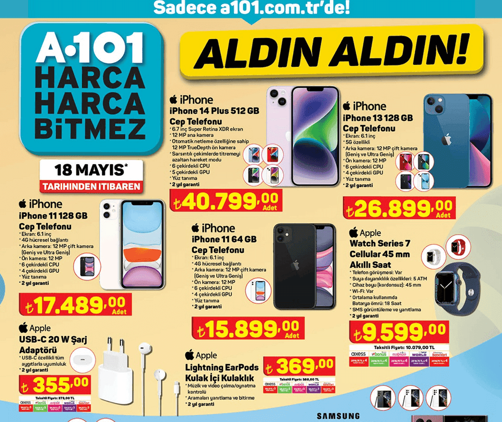 A101 uygun fiyatlı iPhone