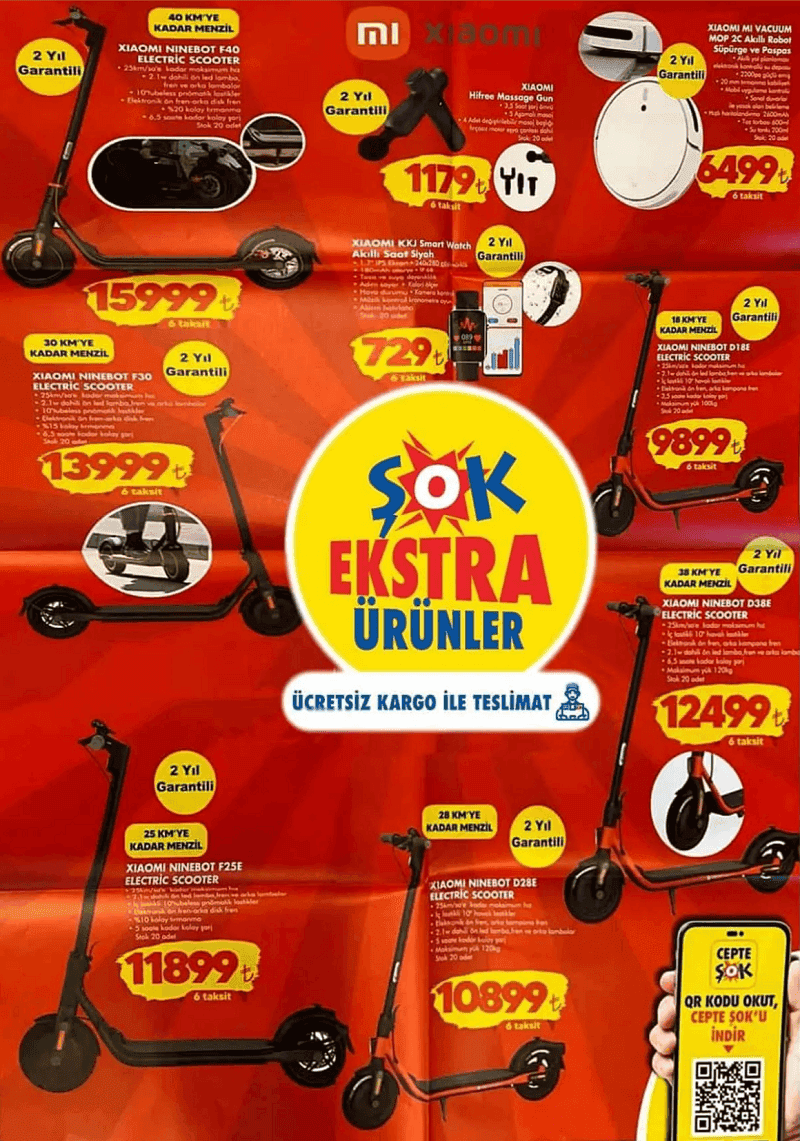 Xiaomi Scooter Modelleri