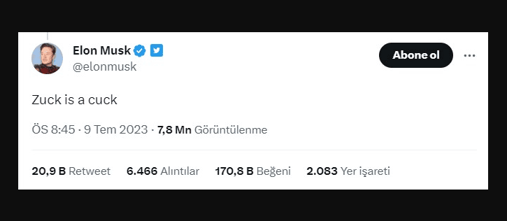 Elon Musk ve Mark Zuckerberg