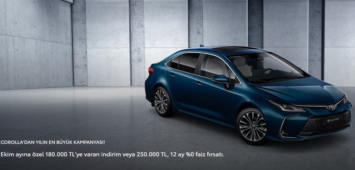 Ekim 2023 sıfır otomobil kampanyaları