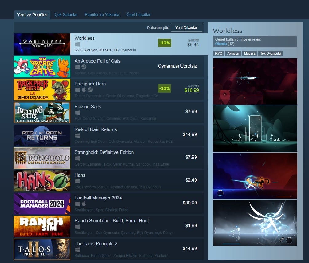 Steam Dolar Kuru