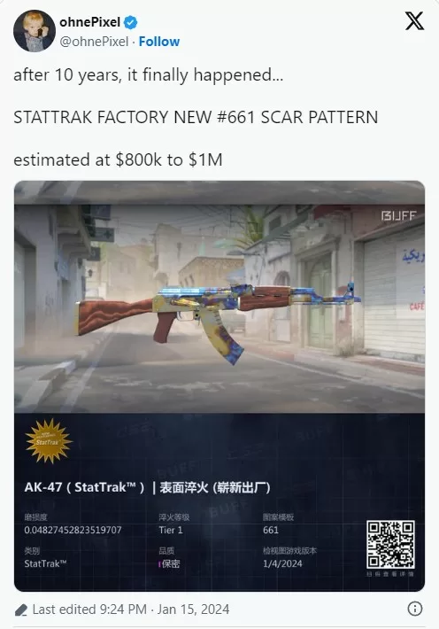 En nadir Counter Strike silah kaplaması