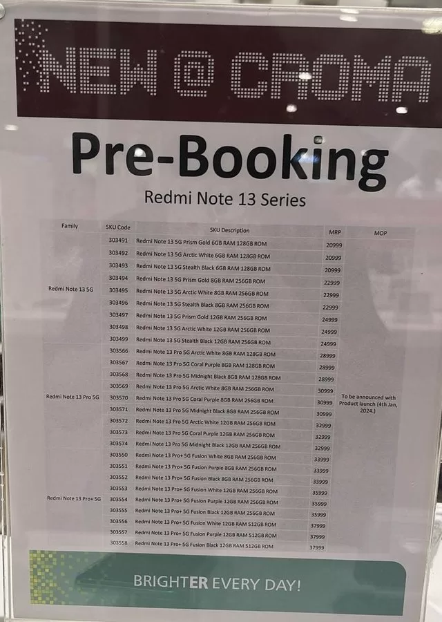 Xiaomi Redmi Note 13 5G