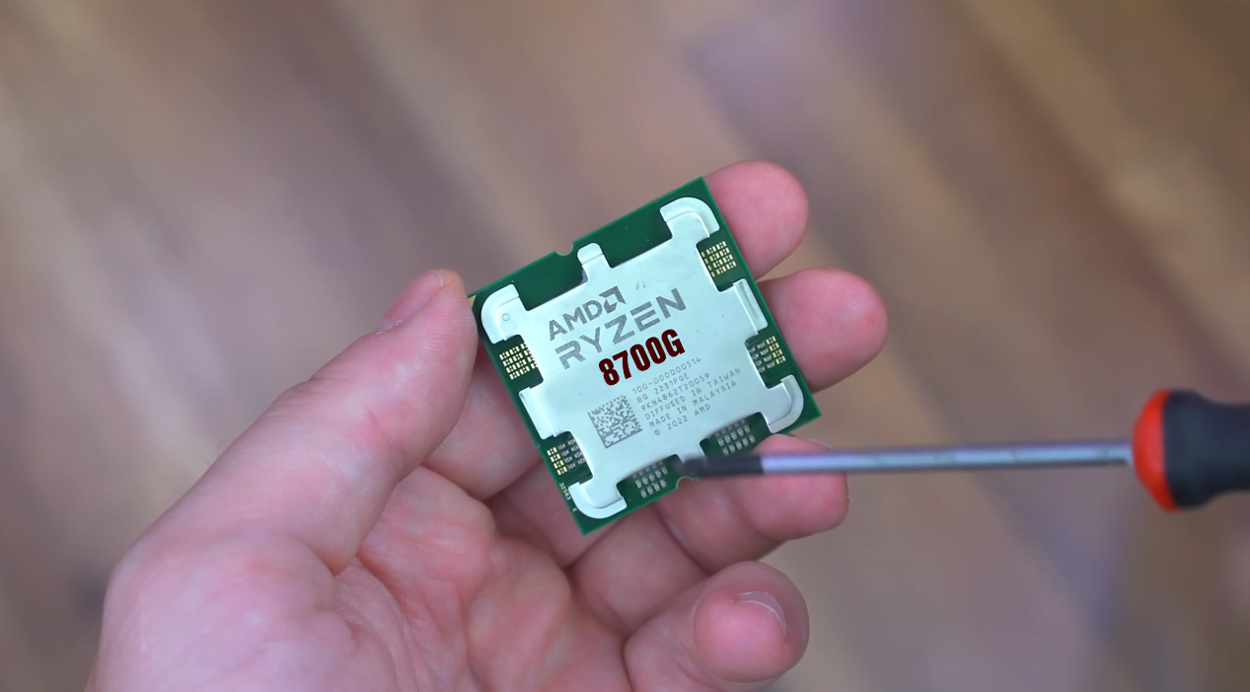 APU Böyle Olur: AMD Ryzen 7 8700G APU İşlemcisi Ortaya Çıktı