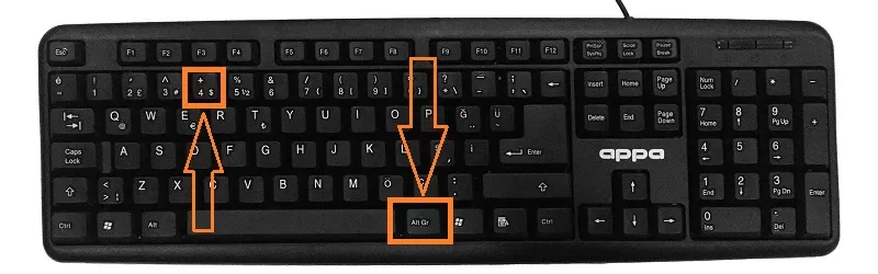 Dolar ($) İşareti Nasıl Yapılır