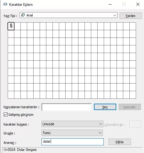 Dolar ($) İşareti Nasıl Yapılır