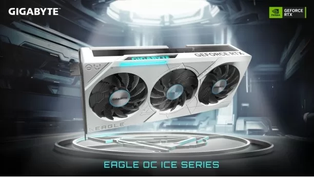 GIGABYTE GeForce RTX 40 EAGLE OC ICE Serisi Yeni Ekran Kartlarını Piyasaya Sürüyor