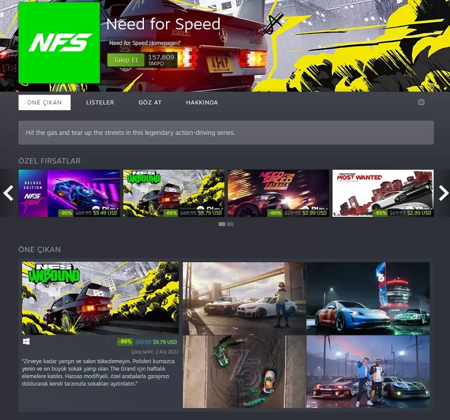 Need for Speed Oyunları