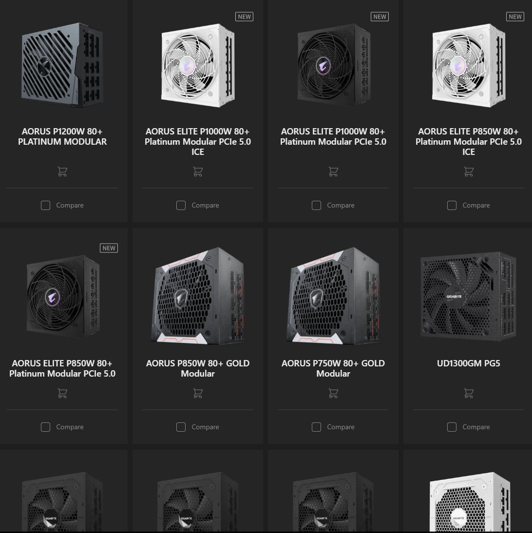 AORUS ELITE serisi güç kaynakları