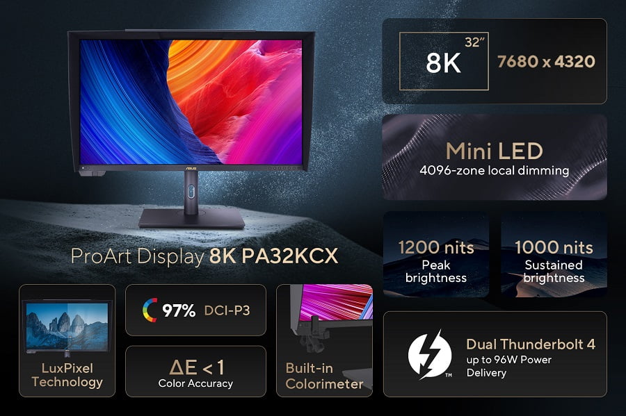 ASUS, Yapay Zeka Çağını Selamlayan Yeni Monitörleri